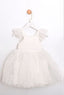 CRYSTAL QUEEN CROWN ACCESSORIZED MINT GREEN PINK WHITE BABY BLUE SPARKLING PRINCESS BIRTHDAY WEDDING SPECIAL OCCASION DRESS