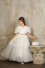 WHITE AND BLACK FAIRYTALE 3 PIECE PRINCESS DRESS BAG AND HAIR ACCESSORY LKSOD1229