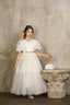 WHITE AND BLACK FAIRYTALE 3 PIECE PRINCESS DRESS BAG AND HAIR ACCESSORY LKSOD1229