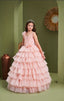 FAIRY-TALE INSPIRED LAYERED FLORAL PRINCESS WEDDING BIRTHDAY COMMUNION DRESS 7-11 YEARS