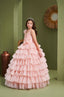 FAIRY-TALE INSPIRED LAYERED FLORAL PRINCESS WEDDING BIRTHDAY COMMUNION DRESS 7-11 YEARS