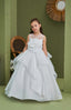 FLOWER DETAILED ENCHANTING WEDDING BIRTHDAY SPECIAL OCCASION DRESS 2-6 YEARS