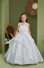 FLOWER DETAILED ENCHANTING WEDDING BIRTHDAY SPECIAL OCCASION DRESS 2-6 YEARS