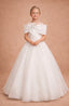 AURORA BOW FLOWER GIRL & FIRST COMMUNION DRESS 7-11 YEARS