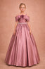 OFF- SHOULDER STRAIGHT NECKLINE FLOWER BIRTHDAY SPECIAL OCCASION WEDDING PRINCESS DRESS 7-11 YEARS