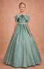 OFF- SHOULDER STRAIGHT NECKLINE FLOWER BIRTHDAY SPECIAL OCCASION WEDDING PRINCESS DRESS 7-11 YEARS