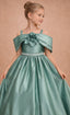 OFF- SHOULDER STRAIGHT NECKLINE FLOWER BIRTHDAY SPECIAL OCCASION WEDDING PRINCESS DRESS 7-11 YEARS