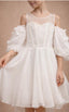 3D FLORAL APPLIQUÉ OFF-SHOULDER FLOWER GIRL • FIRST COMMUNION • BAPTISM • SPECIAL OCCASION DRESS