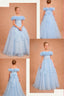 BABY BLUE PINK DUSTY SAGE WHITE  PEARL EMBELLISHED FLORAL BARDOT FLOWER GIRL DRESS – FIRST COMMUNION • WEDDING • SPECIAL OCCASION • JUNIOR BRIDAL DRESS 7 - 11 YEARS