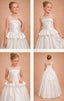 WHITE AND BABY BLUE PEARL EMBELLISHED PRINCESS FLOWER GIRL DRESS – ILLUSION NECKLINE • WEDDING • FIRST COMMUNION • SPECIAL OCCASION • JUNIOR BRIDAL DRESS 7 - 11 YEARS