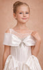 3D FLORAL APPLIQUÉ PEARL EMBELLISHED BARDOT FLOWER GIRL • FIRST COMMUNION • WEDDING • SPECIAL OCCASION PRINCESS DRESS 7 - 11 YEARS