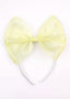 ORGANZA PUFFY ORGANZA BOW CROWN COMBINATION SPECIAL DAY PARTY DRESS
