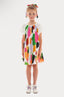 PALETTE DRESS WITH MATCHING HAIR ACCESSORY