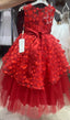 ROYAL BLOSSOM RED PRINCESS DRESS