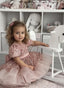 SEQUIN EMBROIDERED POWDER PRINCESS SPECIAL OCCASION DRESS