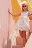 SPECIAL OCCASION DRESS WITH BOW HEADBAND COMBINATION