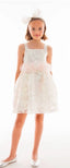 SPECIAL OCCASION DRESS WITH BOW HEADBAND COMBINATION