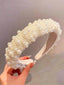 THE PEARL OF ELEGANCE BEADED CROWN HEADBAND FOR WEDDING COMMUNION BIRTHDAY