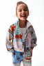 TROPICAL PATTERNED 3 PIECE GIRLS OUTFIT SET