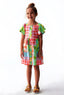 TROPICAL PATTERNED GIRLS DRESS