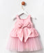 TUTU DRESS WITH LOVE THEMED EMBELLISHMENT AND FLORAL HEADBAND COMBINATION