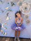 UNICORN WINGED COLORFUL SOCKS LILAC TUTU PRINCESS 3 PIECE SET