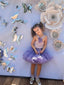 UNICORN WINGED COLORFUL SOCKS LILAC TUTU PRINCESS 3 PIECE SET