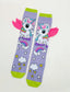 UNICORN WINGED COLORFUL SOCKS LILAC TUTU PRINCESS 3 PIECE SET