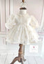 VINTAGE LACE FABRIC CHRISTENING DRESS SET