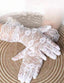 WHITE BREATHABLE LACE GLOCES FOR WEDDING FIRST COMMUNION BIRTHDAY PHOTOGRAPHY STAGE PERFORMANCE GLOVES