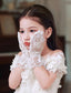 WHITE BREATHABLE LACE GLOCES FOR WEDDING FIRST COMMUNION BIRTHDAY PHOTOGRAPHY STAGE PERFORMANCE GLOVES