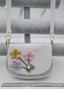 WHITE FLOWER BAG