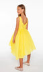 YELLOW JACQUARD DRESS